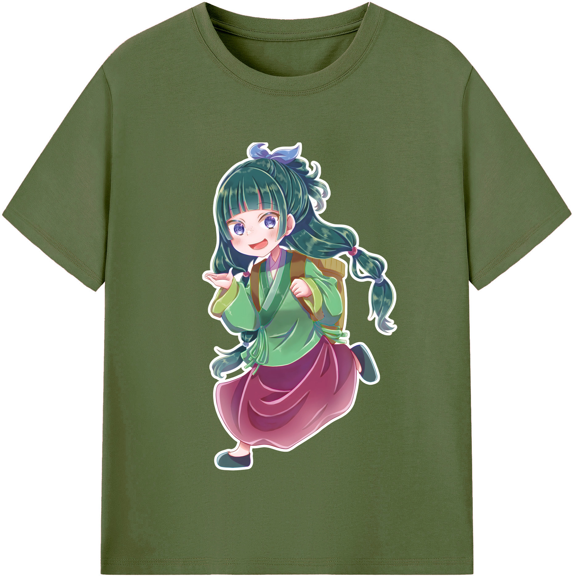 （画像用） 薬屋のひとりごと The Apothecary Diaries 綿100％半袖Tシャツ（フロントプリント）